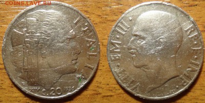 редкая 20 чентезими 1936 прошу оценки - DSC08495_новый размер.JPG