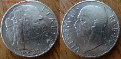 редкая 20 чентезими 1936 прошу оценки - DSC08501_новый размер.JPG