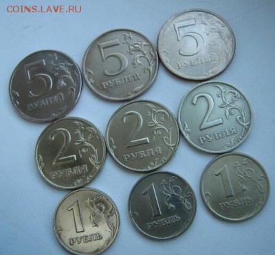 1-2-5 рублей 1997-1998 ММД и СПМД. В СОХРАНЕ!!! 9 МОНЕТ #2 - IMG_6793-1