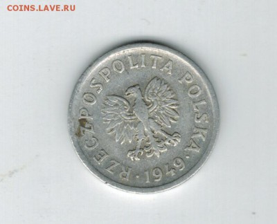 Польша 10 грошей 1949  до 05.11.15   22-00 - 01 25