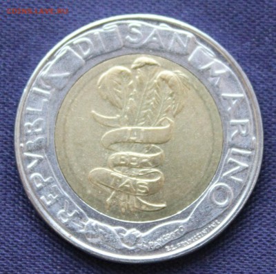 С 1руб. БМ ФАО САН МАРИНО 500 лир 1995г.до 7.11.15г. в 22-00 - IMG_8596.JPG
