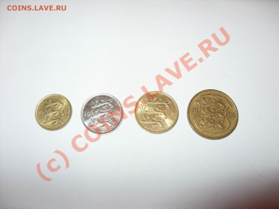 10, 20, 50 сантимов, 1 крона Эстония (современные) - Изменение размера SDC10004.JPG