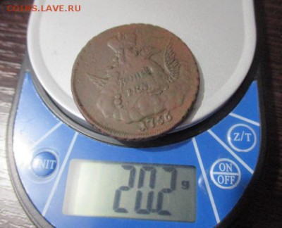 1 копейка " в Облаках" 1756г ММД до 22-00 04.11.2015 по Моск - IMG_5561.JPG