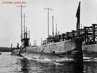 Монеты с Корабликами - HMAS_AE2_Sydney