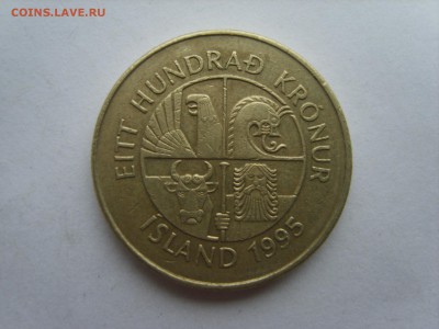 с Рубля.Исландия 100 кr.1995г.5.11.15 до 22-00. - S8300924.JPG
