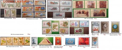 ФИКС СССР. Негашеные марки 1980-1989 г. Полные серии, блоки - ФИКС. СССР. Негашеные серии и блоки 1980-1989.4