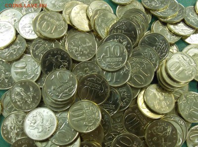 10 коп. 2014 года (лимонка) по фиксу - DSCN3731в