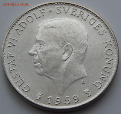 Швеция 5 крон 1959, до 09.11.15 в 22:00 - 4106