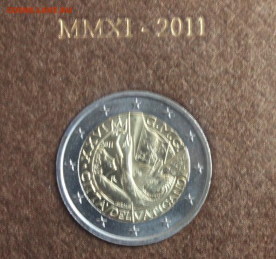 Ватикан 2 евро памятная 2011 до 07.11 22:00 - IMG_8448.JPG
