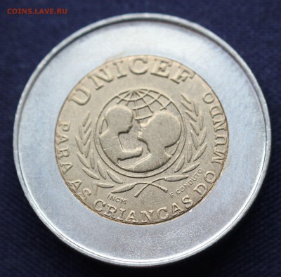 С 1 руб. БМ ПОРТУГАЛИЯ 100 эскудо 1999г. UNICEF  до 8.11. - IMG_8672.JPG