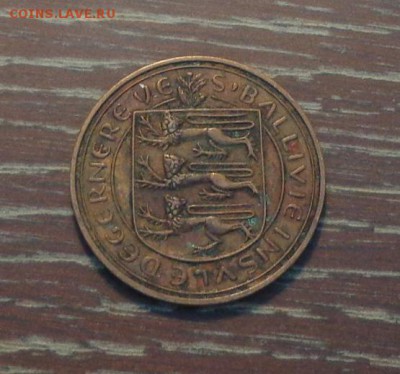 ГЕРНСИ - 8 дублей 1956 отличная до 8.11, 22.00 - Гернси восемь дублонов лилии