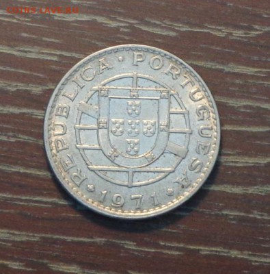 Португ. АНГОЛА - 20 эск. в блеске до 8.11, 22.00 - Португ. Ангола 1971