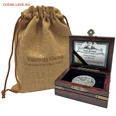 Монеты с Корабликами - 2016-NZM-Vasco-Da-Gama-BOX