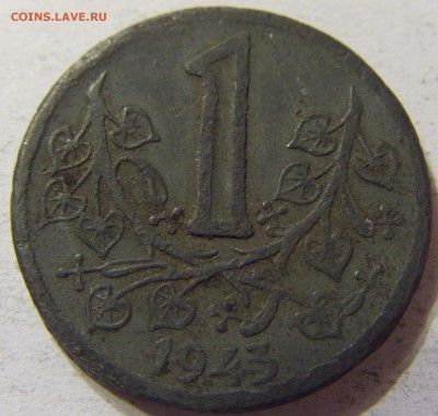 1 крона 1943 год Богемия и Моравия до 07.11.2015 22:00 МСК - CIMG6193.JPG