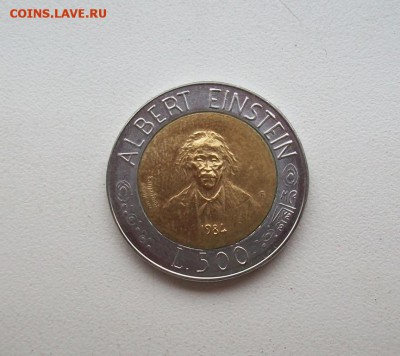 Сан Марино 500 лир 1984 Альберт Эйнштейн - 100_3496
