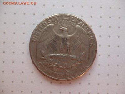 Монета liberty quarter dollar перевертыш 1969 года - P1030098