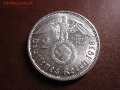 1938 Третий рейх, 2 М В, серебро, до 09.11 в 22-15 мск - IMG_3157.JPG