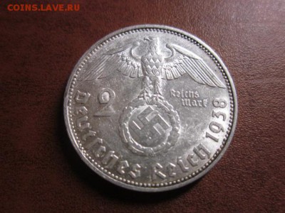 1938 Третий рейх, 2 М Е, серебро, до 09.11 в 22-15 мск - IMG_3159.JPG