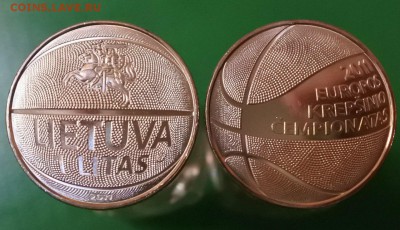 Литва 1 лит 2011г,ЧЕ по баскетболу до 6.11 22-00 мск - 20iIMVRWVlM