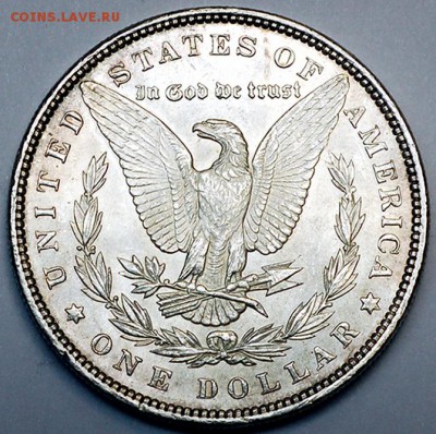 США_серебряный Morgan Dollar 1889; до 04.11_22.18мск - 10418