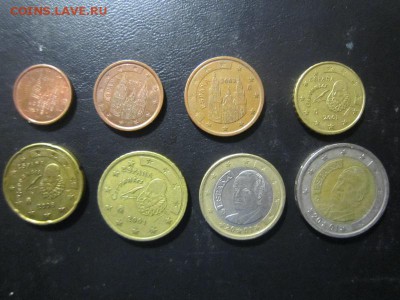 Евро Испания - 1,2,5,10,20,50 центов 1,2 евро - меньше курса - IMG_0029