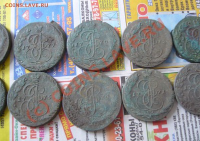 5 копеек 1784ем двойной ударище! - 1