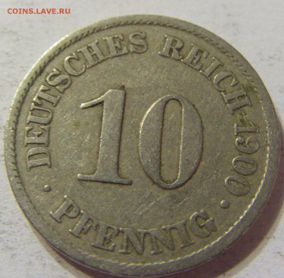 10 пфеннигов 1900 год А Германия до 08.11.2015 22:00 МСК - CIMG7200.JPG