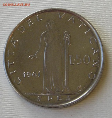 Ватикан, 50 лир 1961  (06.11) - P1014958.JPG