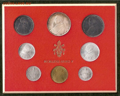 Ватикан, Набор 1967 с Серебром  (06.11) - сканирование0001