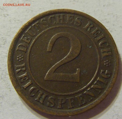2 пфеннига 1924 год А Германия до 08.11.2015 22:00 МСК - CIMG7296.JPG