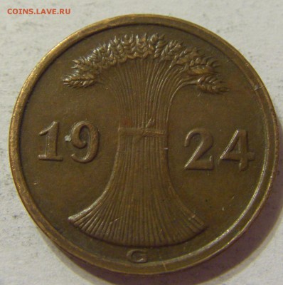2 пфеннига 1924 год G Германия до 08.11.2015 22:00 МСК - CIMG7302.JPG