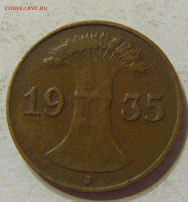 1 пфенниг 1935 год J Германия до 08.11.2015 22:00 МСК - CIMG7318.JPG