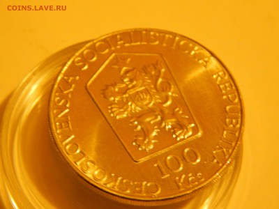 Ag.Чехословакия 100 крон 1989(серебро)до22:00 08.11.15 - DSCN2049.JPG