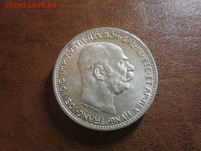 1912 Австрия, 1 кр, серебро, до 09.11 в 22-15 мск - IMG_3247.JPG