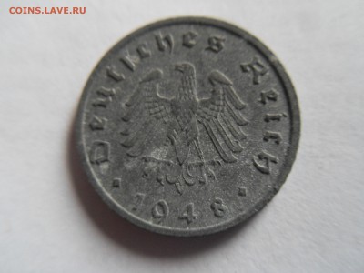 с Рубля ГЕРМАНИЯ СОЮЗНИКАМИ 5 пфеннигов 1948 "А" 12.11.2015 - SDC16956.JPG