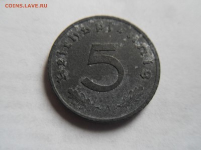 с Рубля ГЕРМАНИЯ СОЮЗНИКАМИ 5 пфеннигов 1948 "А" 12.11.2015 - SDC16955.JPG