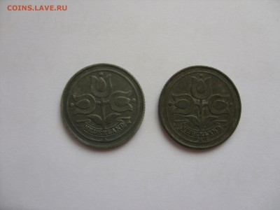 10 центов Нидерланды 1942. 2 шт. По фиксу. - 10 центов Нидерланды 1942 - 2.JPG