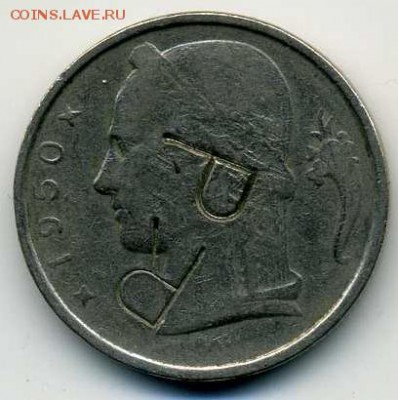 Бельгия 5 франков 1950 - б2-2