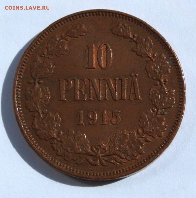 10 пенни 1915г. AU-UNC. До 10.11.2015 г.,в 22.00 по МСК - 15-1