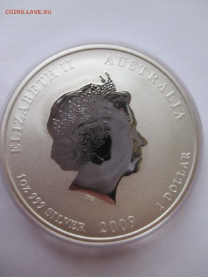 1 $ Австралия ГОД БЫКА С ЗОЛОЧЕНИЕМ 1 УНЦИЯ 999 СЕРЕБРА - IMG_0063.JPG