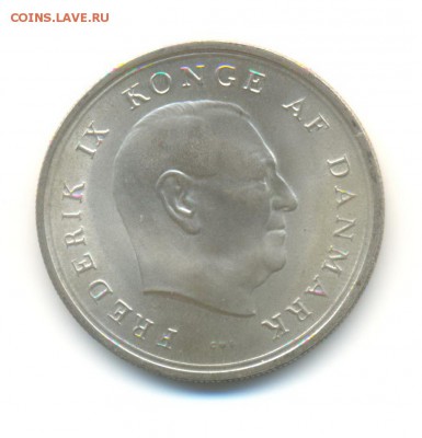 Ag. Дания 10 крон 1967. свадьба Маргрет. AU. до 10.11 22:00 - 6