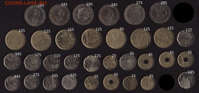 Иностранная юбилейка по ФИКСированной цене - Испания 01+