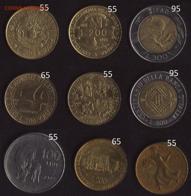 Иностранная юбилейка по ФИКСированной цене - Италия 01+