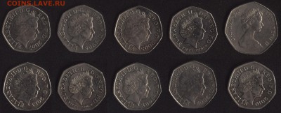 Иностранная юбилейка по ФИКСированной цене - анг-50-02++