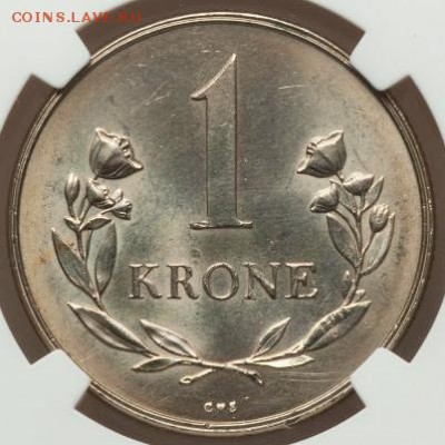 Гренландия, 10 Крон 1922 г.,PCGS MS 64+ - 2