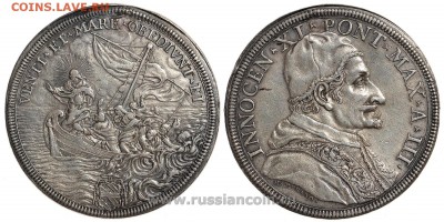 Христианство на монетах и жетонах - ВАТИКАН 1 ПИАСТР A III