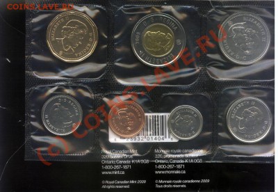 Канада Uncirculated Set 2009, мягкий до 11.09.2010 в  22°° - Canada UNC Set 2001 -2b