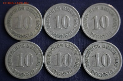 С 1 руб. КАЙЗЕРРЕЙХ 10 пфеннигов 6 шт. РАЗНЫЕ до 14.11. - IMG_8770.JPG