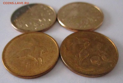 50 копеек 08,10 М UNC Браки - 4 шт. - 3