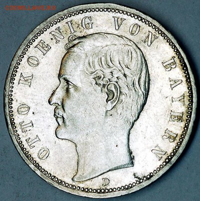 Германия. Бавария_5 марок 1913. Серебро; до 08.11_22.12мск - 10444